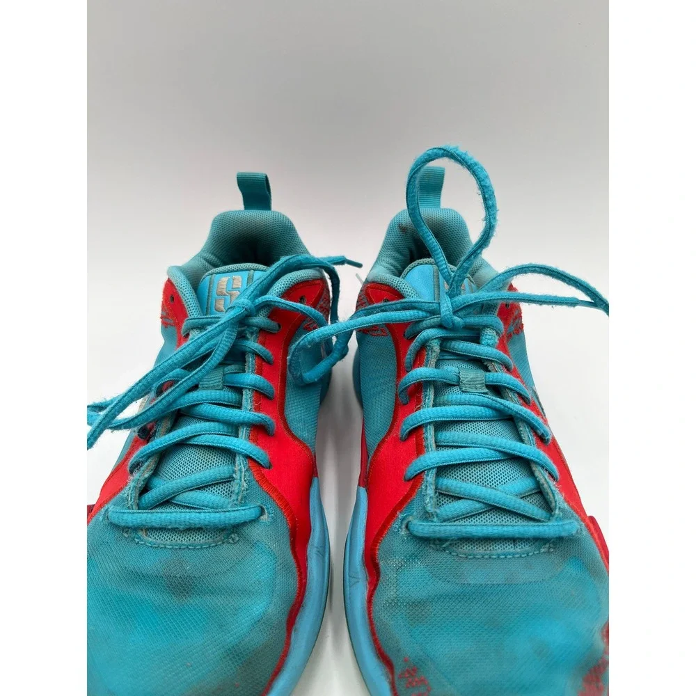 Nike Isofly Sneakers Boys 4.5Y Red Blue Mesh Basketball Shoes Lace Up Lot of 2